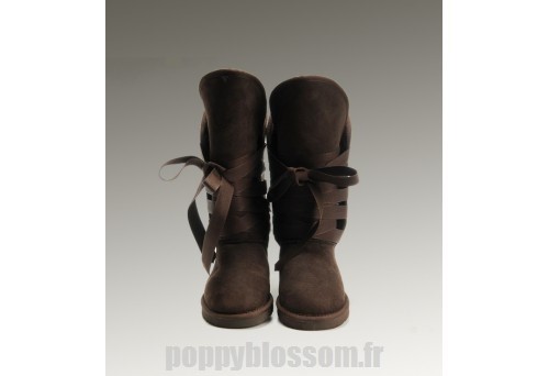 Qualité Ugg-265 bottes hautes de chocolat Roxy